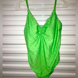 Lime green size xl woman’s one piece swimsuit